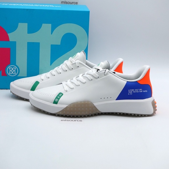 NEW Men's G/FORE G.112 Color Block Golf Shoes GMF000023-SNO Snow